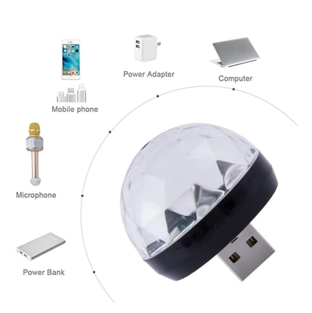 Mini Lampe Disco - الصورة 3
